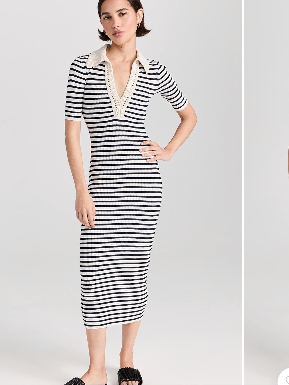 Darcy Dress black /white Sz L